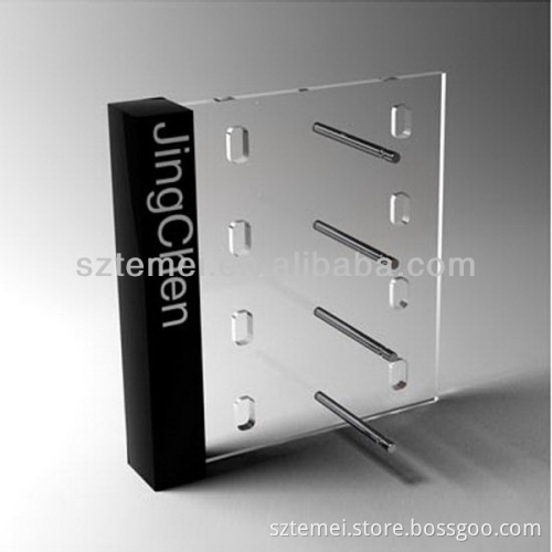 tiered acrylic display stand for eyewear